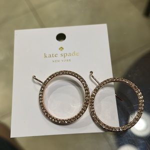 Kate spade rose gold earrings